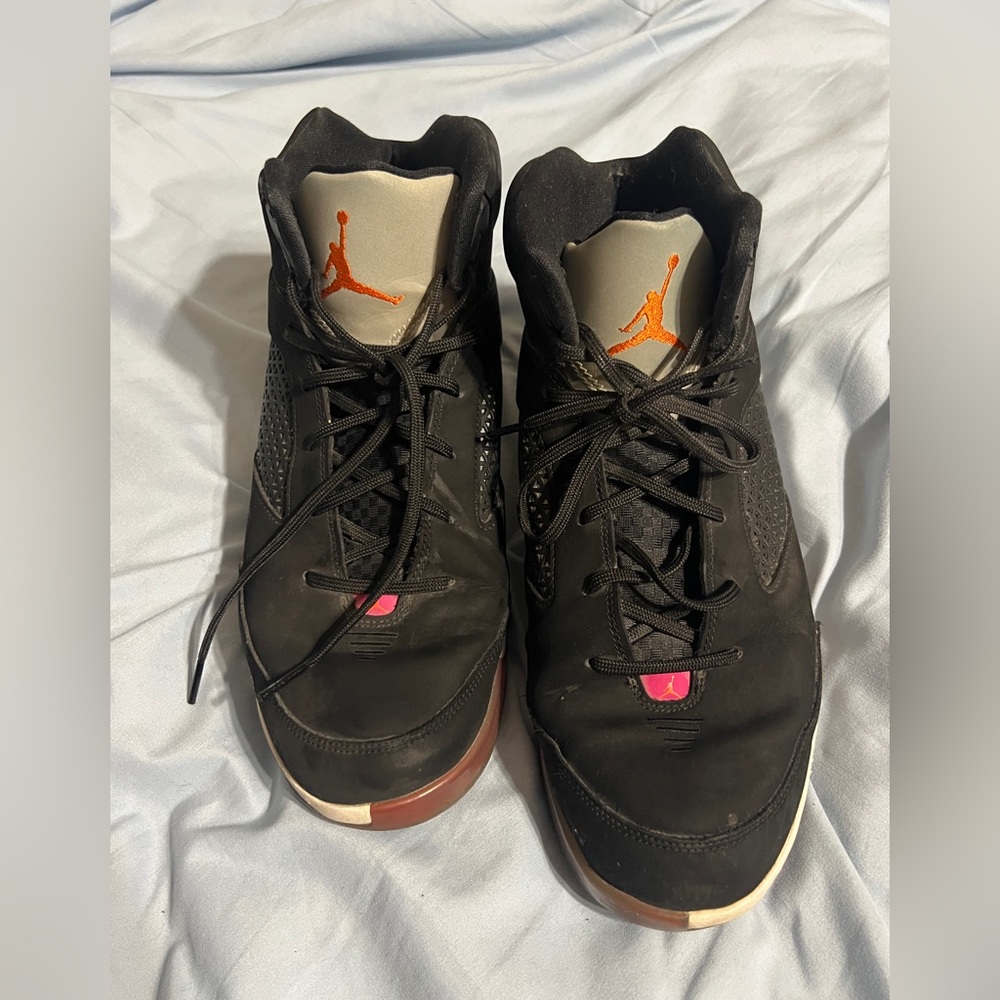Jordan Black and Pink Men's Shoes